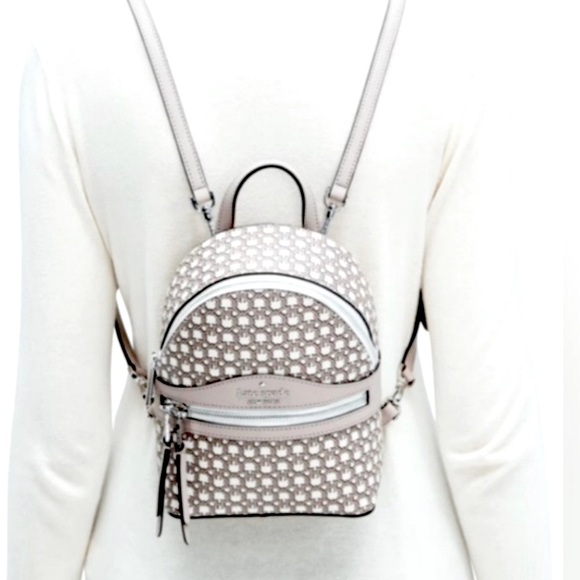 Kate Spade New York Mini Spade Link Convertible Backpack Bag - Picture 2 of 15
